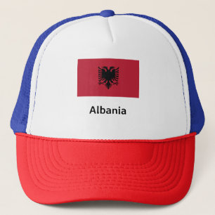 Gorra De Camionero Bandera de Albania