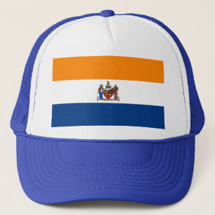 Gorra De Camionero Bandera de Albany, Nueva York