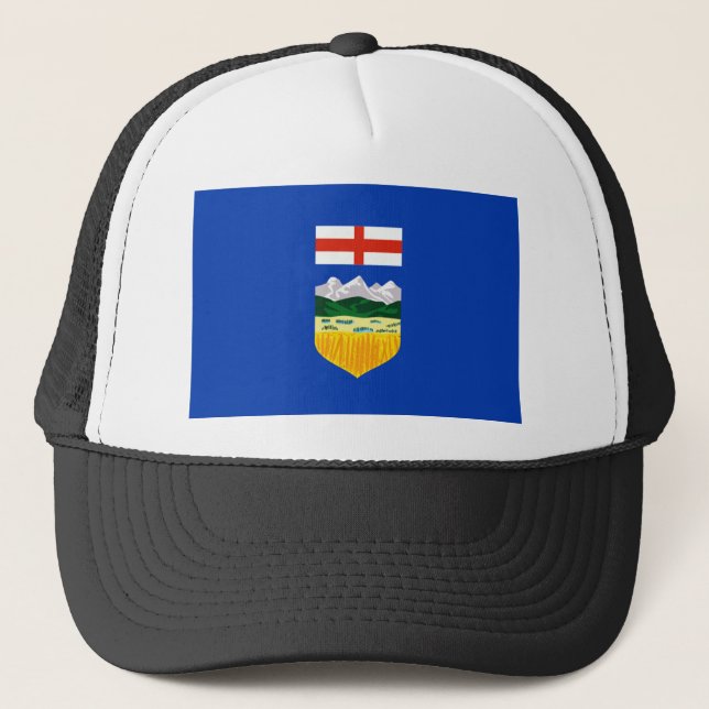 Gorra De Camionero Bandera de Alberta (Anverso)
