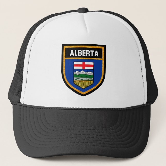 Gorra De Camionero Bandera de Alberta (Anverso)