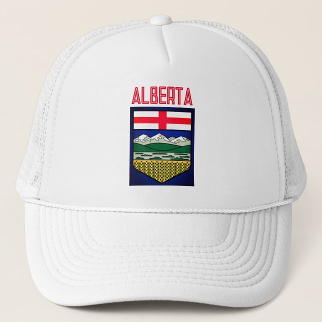 Gorra De Camionero Bandera de Alberta - CANADÁ (Anverso)
