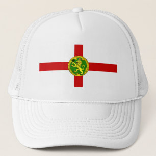 Gorra De Camionero Bandera de Alderney Patriótica