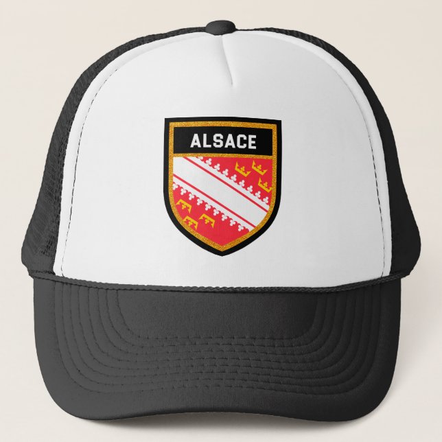 Gorra De Camionero Bandera de Alsace (Anverso)