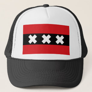 Gorra De Camionero Bandera de Ámsterdam