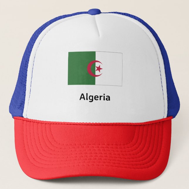 Gorra De Camionero Bandera de Argelia (Anverso)