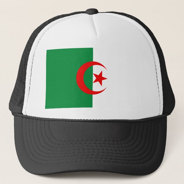 Gorra De Camionero Bandera de Argelia (Anverso)