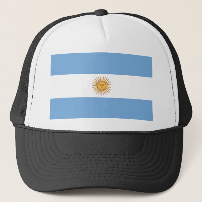 Gorra De Camionero Bandera de Argentina (Anverso)