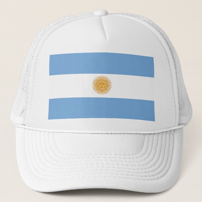 Gorra De Camionero Bandera de Argentina (Anverso)
