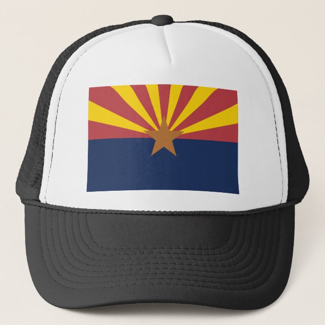 Gorra De Camionero Bandera de Arizona (Anverso)
