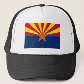 Gorra De Camionero Bandera de Arizona: Estrella Sol Poniente, El Esta