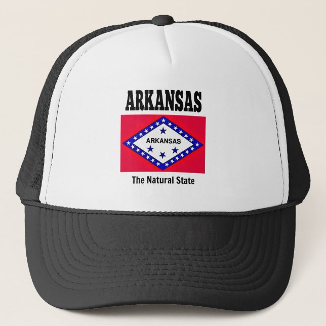 Gorra De Camionero Bandera de Arkansas (Anverso)