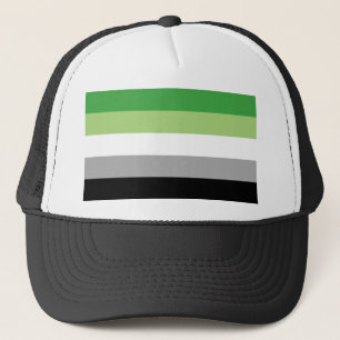 Gorra De Camionero Bandera de Aromantic