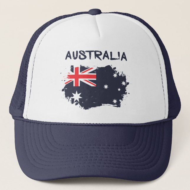 Gorra De Camionero Bandera de Australia (Anverso)