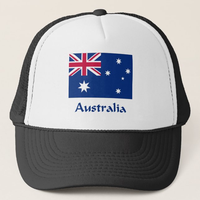 Gorra De Camionero Bandera de Australia (Anverso)