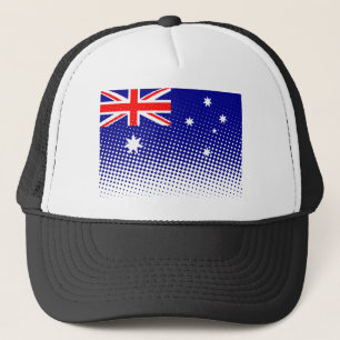 Gorra De Camionero Bandera De Australia Con Efecto De Medio Tono