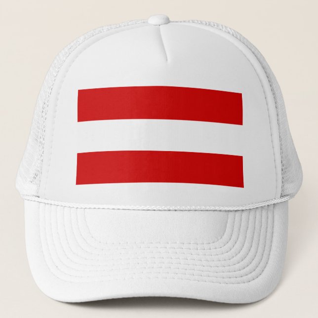 Gorra De Camionero Bandera de Austria (Anverso)