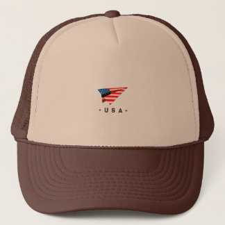 Gorra De Camionero Bandera de avión de papel de EE. UU.