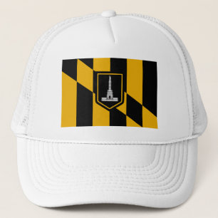 Gorra De Camionero Bandera de Baltimore, Maryland