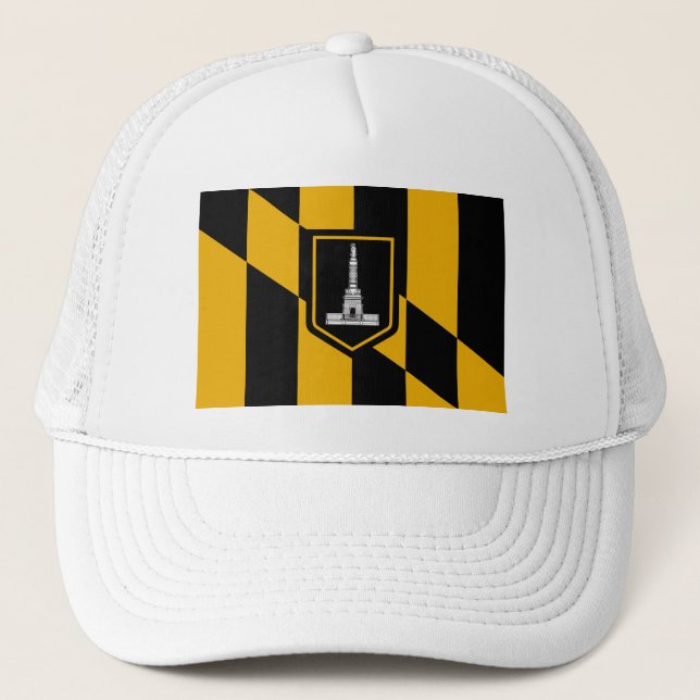 Gorra De Camionero Bandera de Baltimore, Maryland (Anverso)