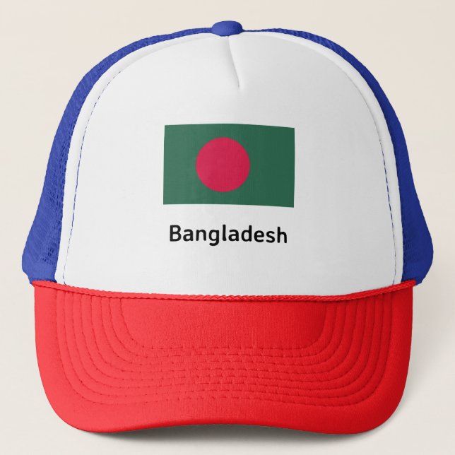 Gorra De Camionero Bandera de Bangladesh (Anverso)