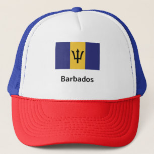 Gorra De Camionero Bandera de Barbados