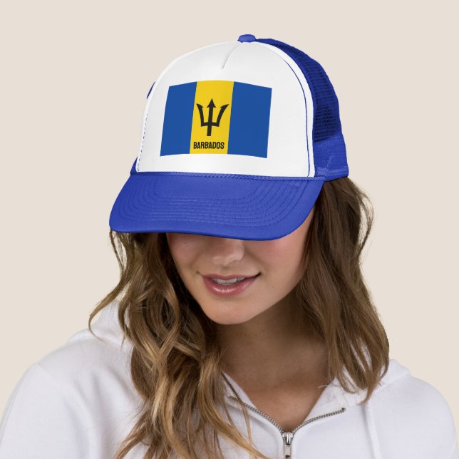Gorra De Camionero Bandera de Barbados (In situ)