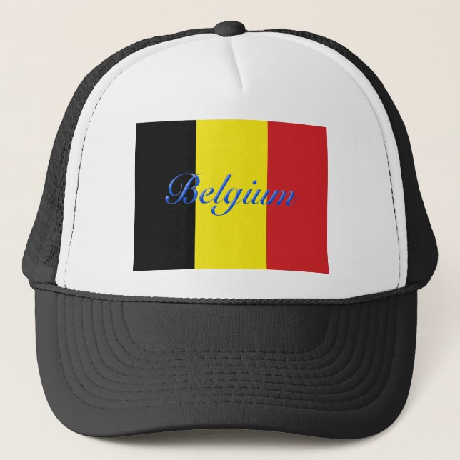 Gorra De Camionero Bandera de Bélgica (Anverso)