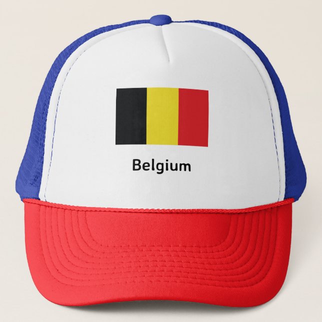 Gorra De Camionero Bandera de Bélgica (Anverso)