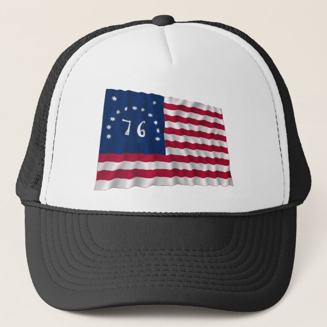 Gorra De Camionero Bandera de Bennington (Anverso)