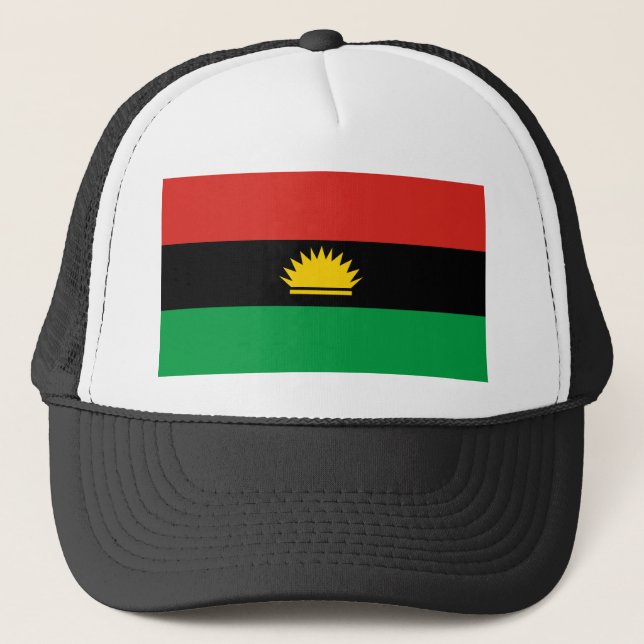 Gorra De Camionero Bandera de Biafra (Bịafra) (Anverso)