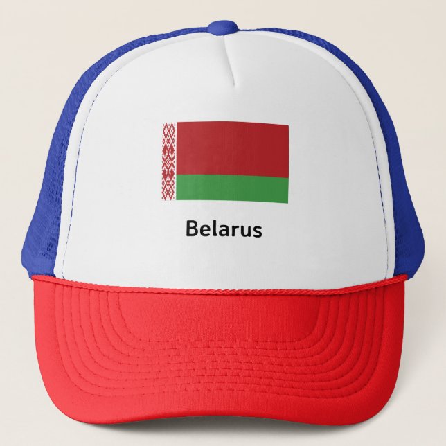 Gorra De Camionero Bandera de Bielorrusia (Anverso)