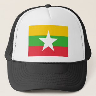 Gorra De Camionero Bandera de Birmania