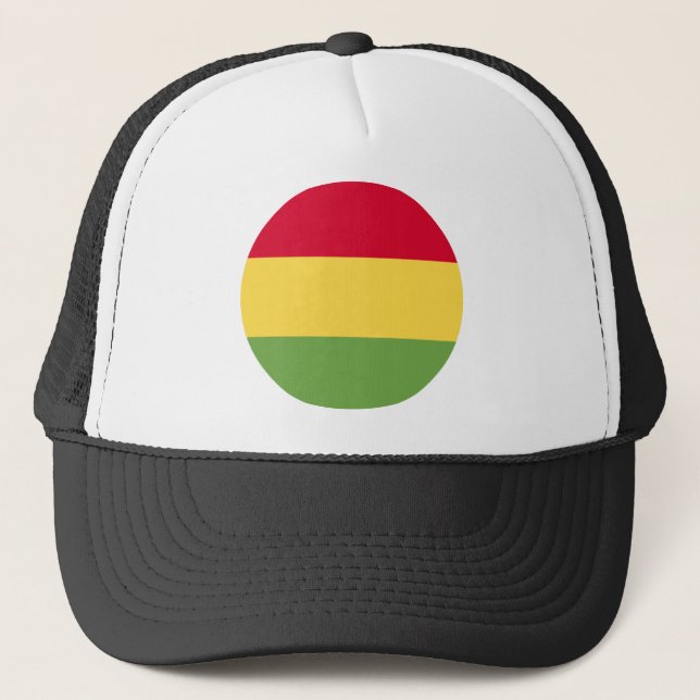 Gorra De Camionero Bandera de Bolivia (Anverso)