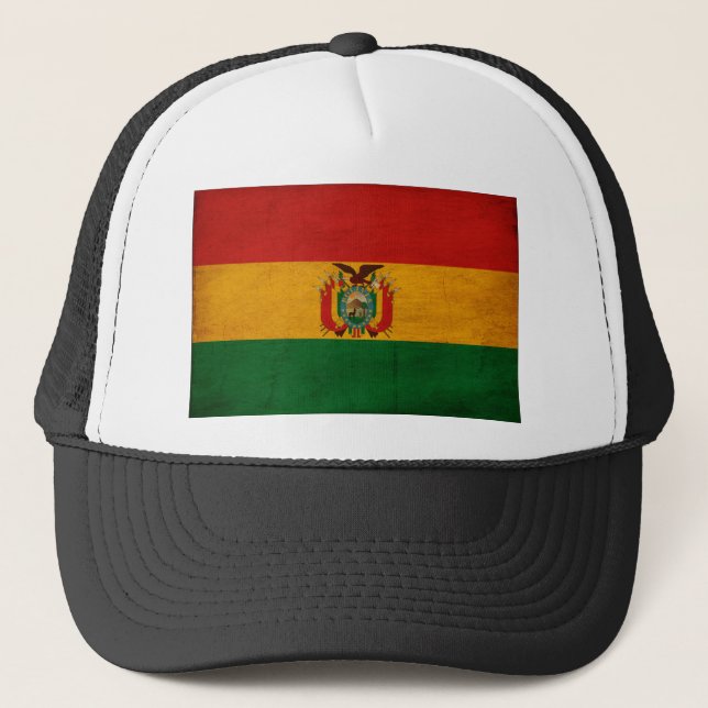 Gorra De Camionero Bandera de Bolivia (Anverso)