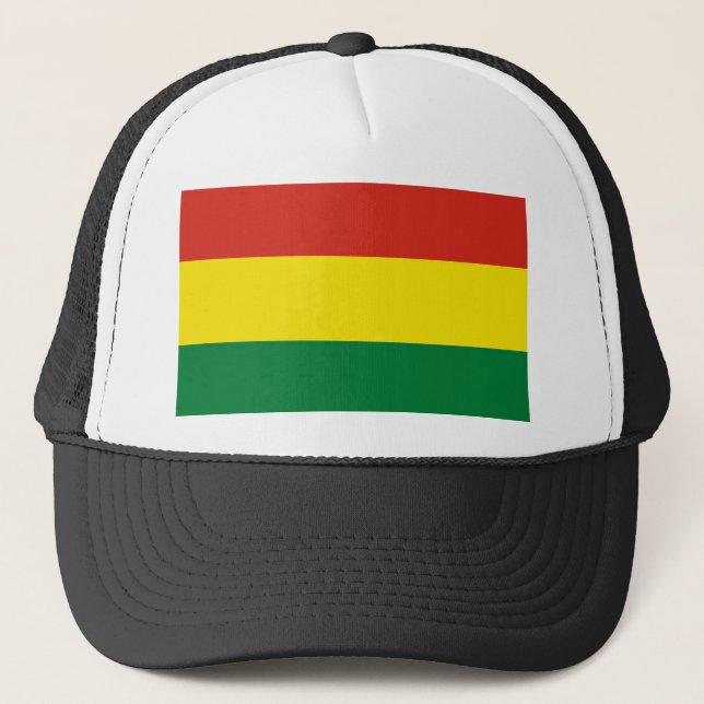 Gorra De Camionero Bandera de Bolivia (Anverso)