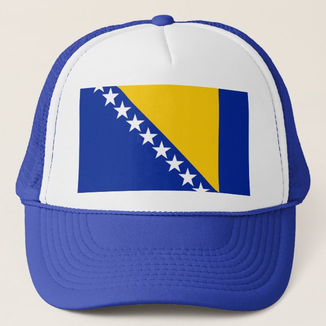 Gorra De Camionero Bandera de Bosnia y Herzegovina (Anverso)