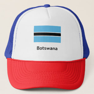 Gorra De Camionero Bandera de Botsuana