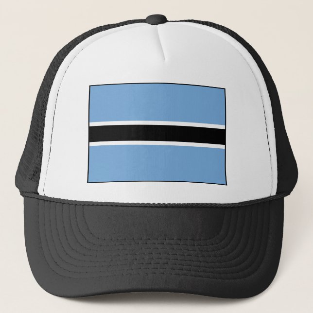 Gorra De Camionero Bandera de Botswana (Anverso)