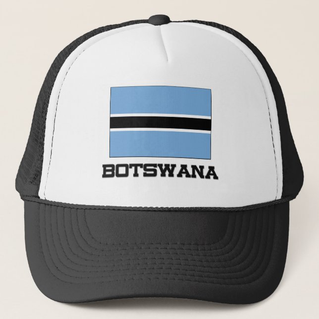 Gorra De Camionero Bandera de Botswana (Anverso)