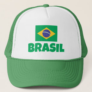 Gorra De Camionero Bandera de Brasil