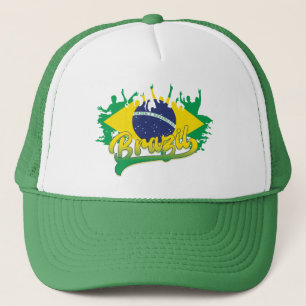 Gorra De Camionero Bandera de Brasil