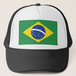Gorra De Camionero Bandera de Brasil Orgullo Patriótico Moda Festival