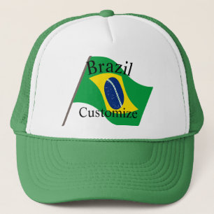 Gorra De Camionero Bandera de Brasil Thunder_Cove