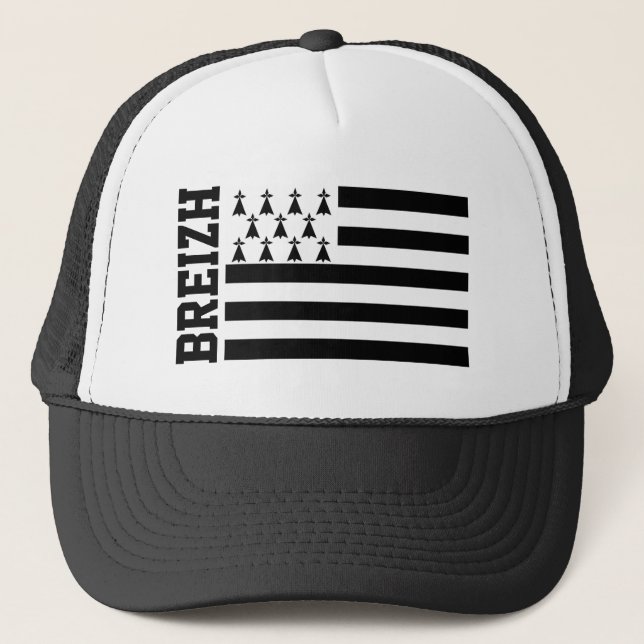 Gorra De Camionero Bandera de Bretaña, Francia (Anverso)