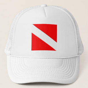 Gorra De Camionero Bandera de buceo