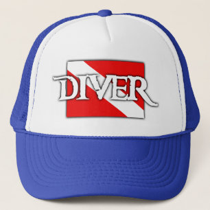 Gorra De Camionero Bandera de buceo al estilo pirata