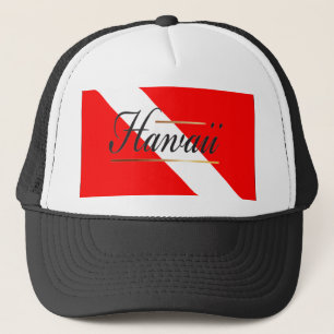 Gorra De Camionero Bandera de buceo de Hawái
