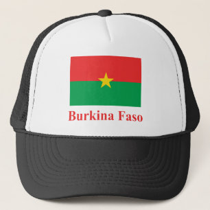 Gorra De Camionero Bandera de Burkina Faso con nombre