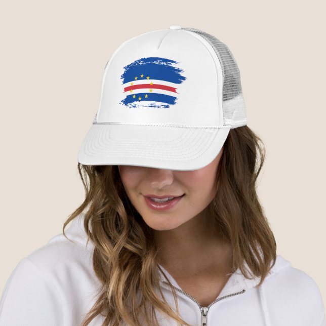 Gorra De Camionero Bandera de Cabo Verde (In situ)