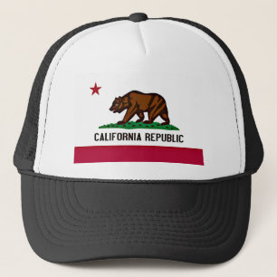 Gorra De Camionero Bandera de California